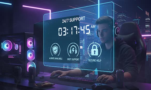 پشتیبانی ۲۴ ساعته اتمیفای